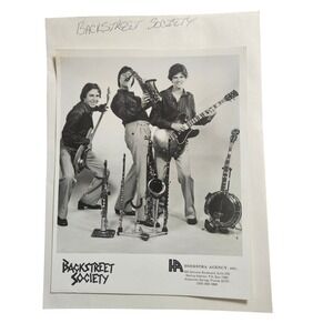 Backstreet‎ Society Vintage 80s Country Music Singers 8x10 Press Photo Hoekstra